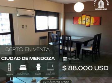 Casa de 6 ambientes, Ciudad de Mendoza · Amplio Departamento de 3 Dorm. en Av Mitre – Estructura Sólida y Material
