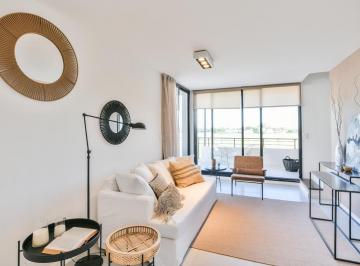 Living · En Alquiler PH Dos Dorm. Terraza y Parrillero Exclusivo con Cochera