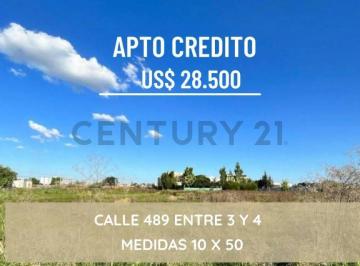 Terreno · 500m² · Venta Lote en Villa Castells, Gonnet, La Plata. Apto Credito
