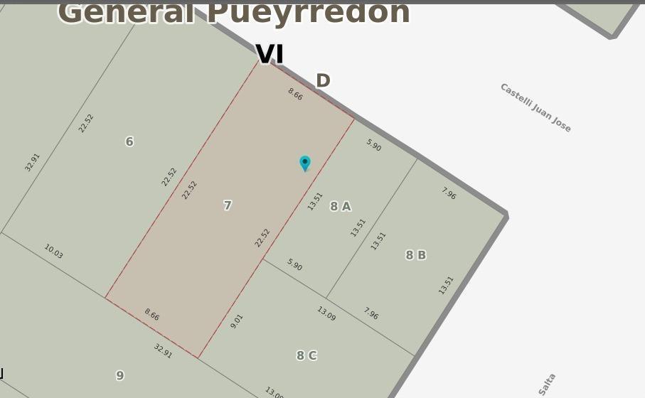 Casa 3 amb a reciclar o demoler, lote 195m², Castelli 3322