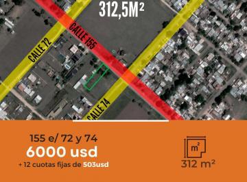 Terreno · 312m² · Terreno en Venta - 312 m² - Los Hornos [financiado]