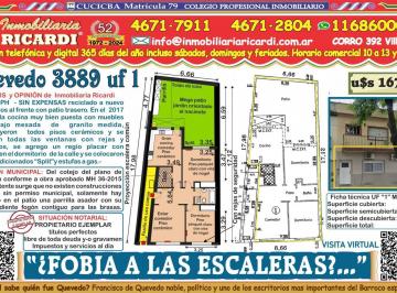 PH · 73m² · 3 Ambientes · ¿Fobia a Las Escaleras.? PH en Bajos Reciclada a Nueva