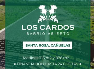Terreno · 715m² · En Venta Terrenos Financiados - Cañuelas Barrio Santa Rosa