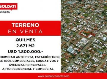 Terreno · 2671m² · Terreno en Quilmes