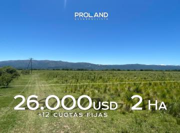 Campo , La Falda · Terreno en Venta La Falda - Lote con Escritura en Las Sierras de Córdoba