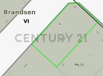 Terreno · 408m² · Venta de Lote en Gómez de La Vega, Brandsen