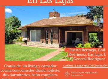 Casa de 4 ambientes, Luján · Alquiler Anual en El Country Las Lajas. Gral Rodriguez.