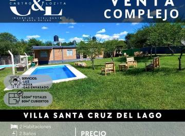 Casa · 80m² · 4 Ambientes · 2 Cocheras · Complejo Turístico de 2 Unidades Completamente Equipadas, Villa Santa Cruz del Lago - Punilla