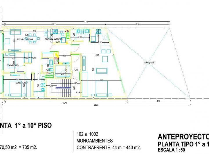 Desarrollo vertical · Directorio 900 Semipisos de 2 y 3 Ambientes en El Corazon de Caballito