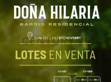 Terreno · 304m² · Venta de Lotes Geodésicos en Etcheverry – Desde U$d 16.000