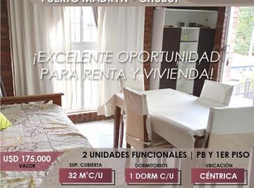Departamento · 64m² · 3 Ambientes · 2 Cocheras · Venta de 2 Departamentos Pto. Madryn