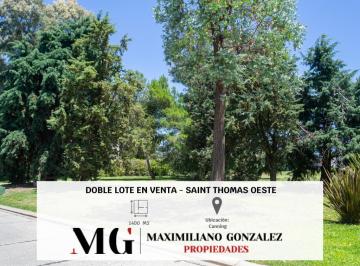 Terreno · 1m² · Doble Lote en Venta - Saint Thomas Oeste
