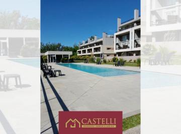 Departamento · 33m² · 1 Ambiente · 1 Cochera · Departamento Monoambiente en Alquiler Campus Vista Pilar Pb con Patio y Parrilla