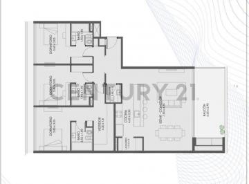 Departamento · 137m² · 4 Ambientes · 2 Cocheras · Aqua Marina Nordelta 4 Amb Al Río Depto con Financiación