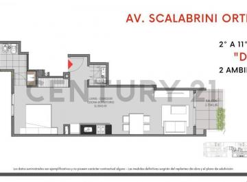 Departamento · 50m² · 1 Ambiente · Departamento en Venta