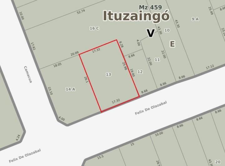 Terreno · 130m² · 3 Ambientes · 1 Cochera