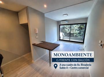 Departamento de 1 ambiente, Flores · Mono de 38 m C/fte con Balcón