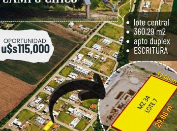 Terreno , Córdoba · Venta. Campo Chico. Lote Apto Duplex, Precio Oportunidad!