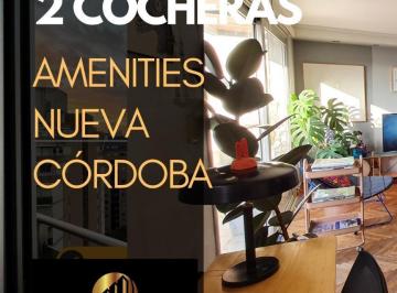 Departamento · 62m² · 2 Ambientes · 2 Cocheras · Duplex de Categoría, Balcón, Frente, nueva Córdoba