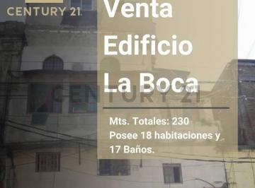 Terreno · 230m² · 20 Ambientes · Venta de Edificio en La Boca