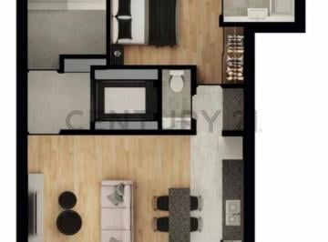 Departamento · 44m² · 2 Ambientes · Departamento a Estrenar Premium