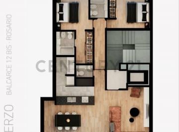 Departamento · 85m² · 3 Ambientes · Departamento a Estrenar Zona Centro