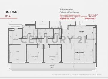 Departamento · 90m² · 4 Ambientes · Departamento en Venta