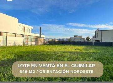 Terreno · 355m² · Lote en Venta en Barrio El Quimilar, City Bell. Apto Credito