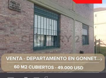 Departamento · 60m² · 3 Ambientes · Departamento en Venta 2 Dorm. en Gonnet, m. B. gonnet - Alquilado Hasta Jun26.