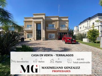 Casa · 410m² · 9 Ambientes · 1 Cochera · Casa Venta Terralagos Canning