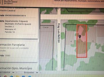 Terreno · 654m² · Lote en Puerto Iguazú, Misiones