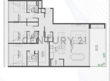 Departamento · 138m² · 4 Ambientes · 2 Cocheras · Aqua Marina Nordelta Depto 4 Ambientes con Terraza Al Río