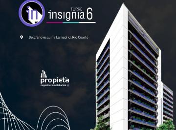 Departamento de 1 ambiente, Río Cuarto · Pre Venta Edificio Insignia 6