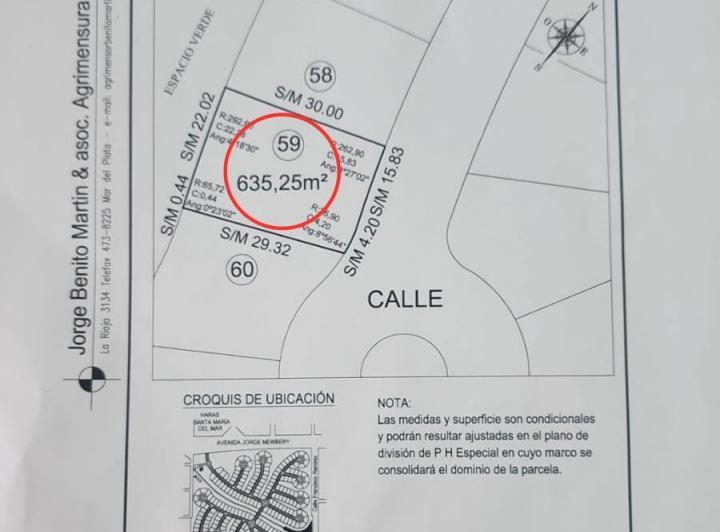 Terreno · 635m²