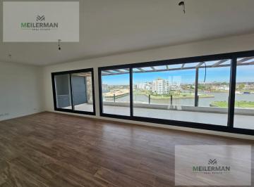 Living · Venta y Alquiler de Departamento 4 Ambientes con Dependencia a Estrenar en Nordelta
