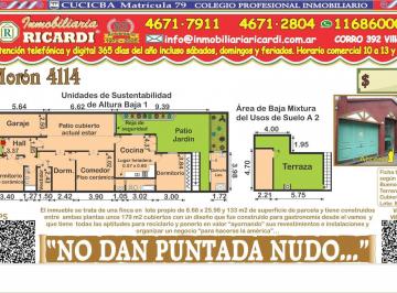 Casa · 174m² · 4 Ambientes · 1 Cochera · No Dan Puntada Sin Nudo. Solo Fines Comerciales