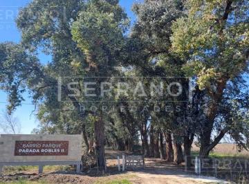 Terreno · 1500m² · Venta. Lotes Financiados. Barrio Parque Parada Robles II