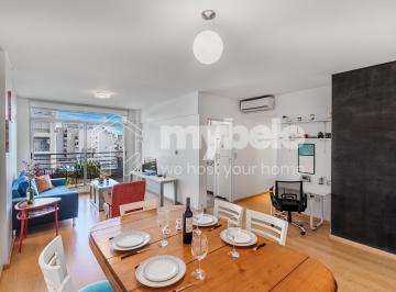 Departamento de 3 ambientes, Colegiales · Alquiler Amoblado Depto 2 Dorm. C/ Balcon, Piscina & Laundry - Colegiales