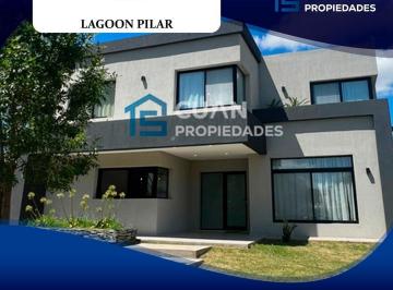 Casa · 250m² · 4 Ambientes · 4 Cocheras · Casa en Alquiler, Lagoon Pilar, Cuan Propiedades.