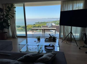 LIVING COMEDOR · Venta y Alquiler Departamento 3 Ambientes en La Lucila con Vistas Al Río y Amenities