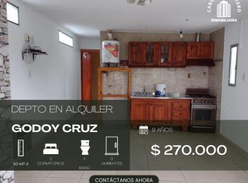 Departamento de 3 ambientes Alquiler $ 270.000 · Departamento Luminoso de 3 Ambientes en Barrio Brasil