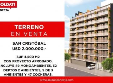 Terreno · 4500m² · Terreno en Venta con Proyecto Aprobado y Vencido – 4500 m² - Boedo