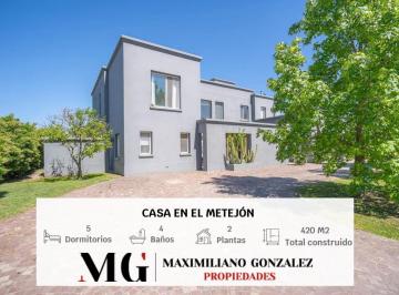 Casa · 380m² · 7 Ambientes · 1 Cochera · Casa en Venta y Alquiler, 7 Ambientes - El Metejón, Cañuelas