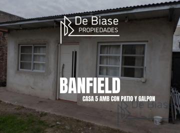 Casa de 5 ambientes, Lomas de Zamora · Casa en Venta en Banfield