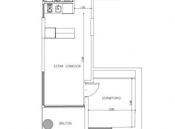 Departamento · 36m² · 2 Ambientes · Departamento 2 Ambientes Inveror - Recoleta - 5 - 2027