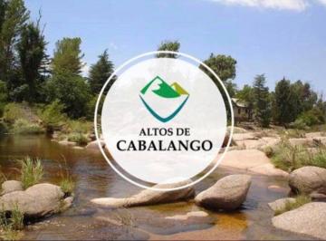 Terreno · 7436m² · Venta de Terreno en Cabalango Sierras de Cordoba con Costa Rio Los Chorrillos