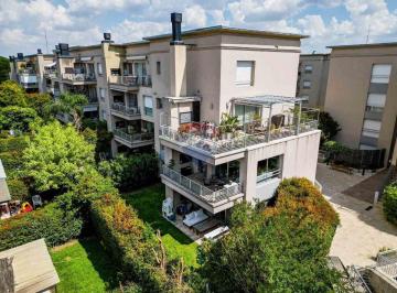 Departamento · 88m² · 3 Ambientes · 1 Cochera · Venta Depto 3 Amb Jardines de San Isidro Aptocréd.