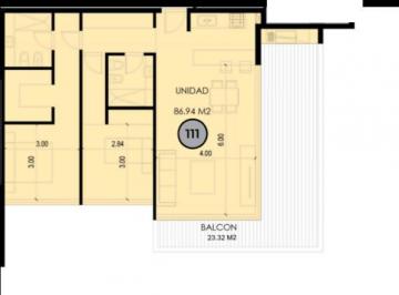 Departamento · 86m² · 3 Ambientes · 2 Cocheras · Departamentos y Townhouses en Buenos Aires Golf