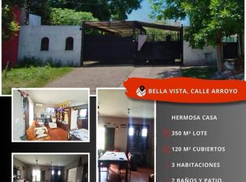 Casa · 120m² · 4 Ambientes · 2 Cocheras · Casa 4 Ambientes en Bella Vista