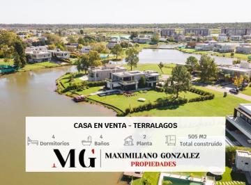 Casa · 400m² · 6 Ambientes · 2 Cocheras · Casa Venta Terralagos 6 Ambientes